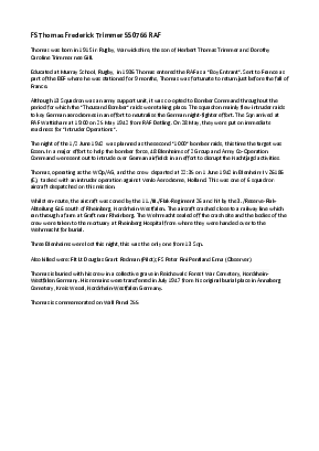 A preview of a PDF biography for Trimmer, Thomas Frederick